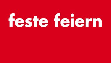 feste feiern